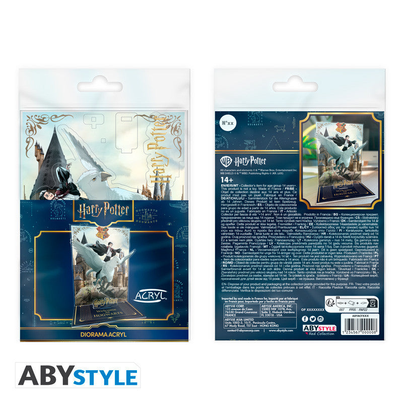 HARRY POTTER ACRYL DIORAMA HARRY & BUCK IN HOGWARTS