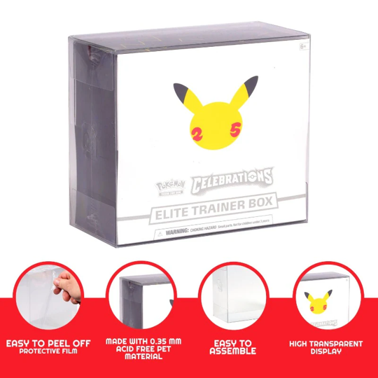 ER POKEMON ETB ELITE TRAINER BOX PET PROTECTOR 0.50MM 5PK