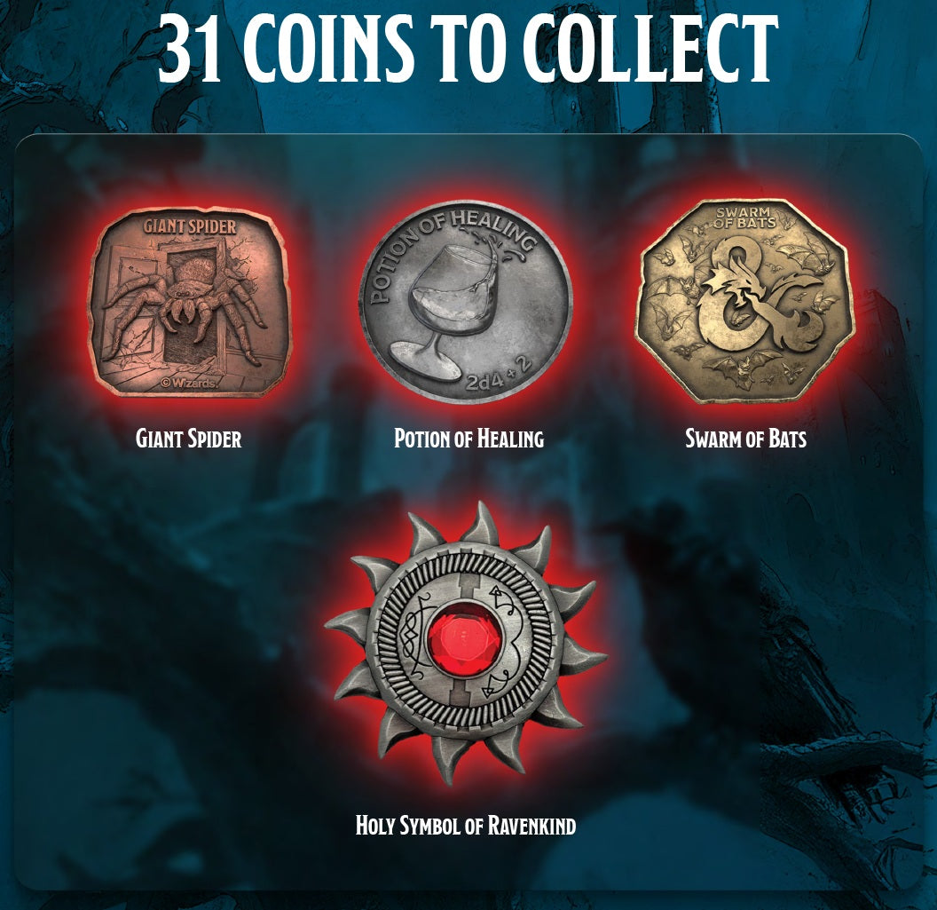 DND RAVENLOFT: CASTLE RAVENLOFT TREASURE PACKS
