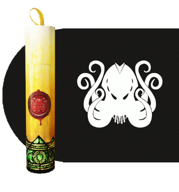 RITUAL CANDLE DICE TUBE SEAL OF YOG-SOTHOTH