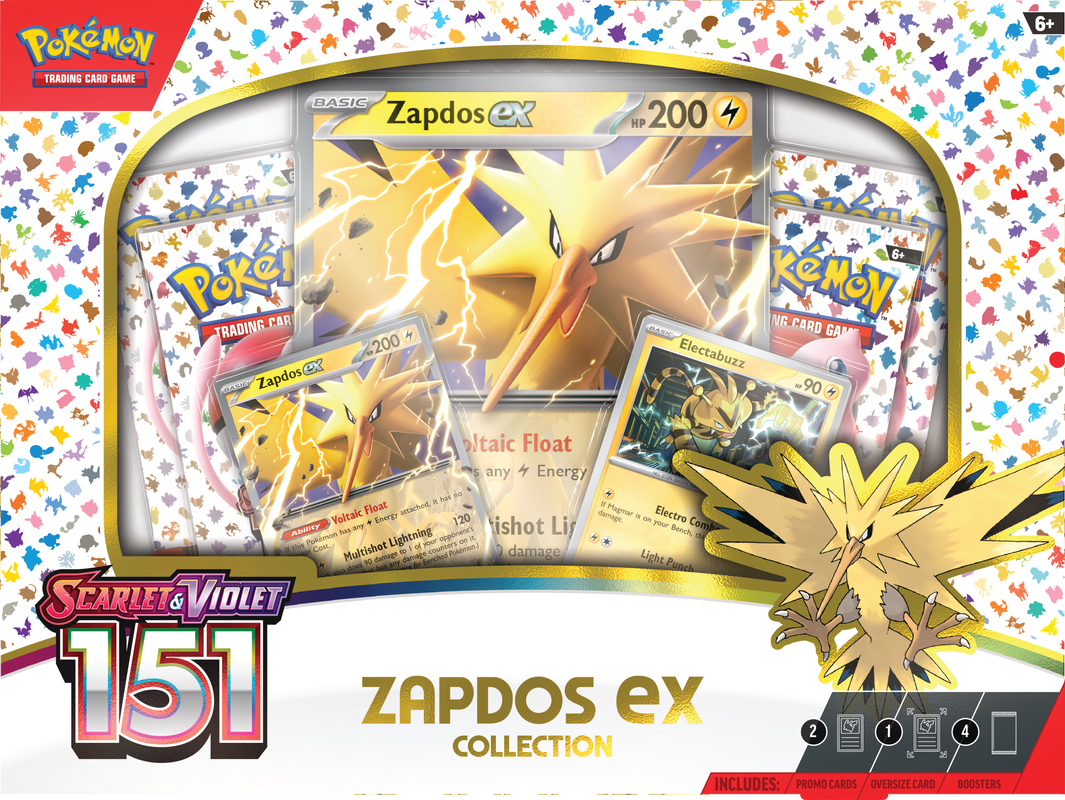 POKEMON SV3.5 151 ZAPDOS EX COLLECTION