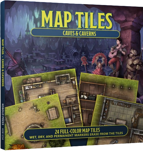 MAP TILES: CAVES AND CAVERNS