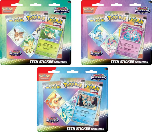 POKEMON SV8.5 PRISMATIC EVOLUTIONS TECH STICKER COLLECTION