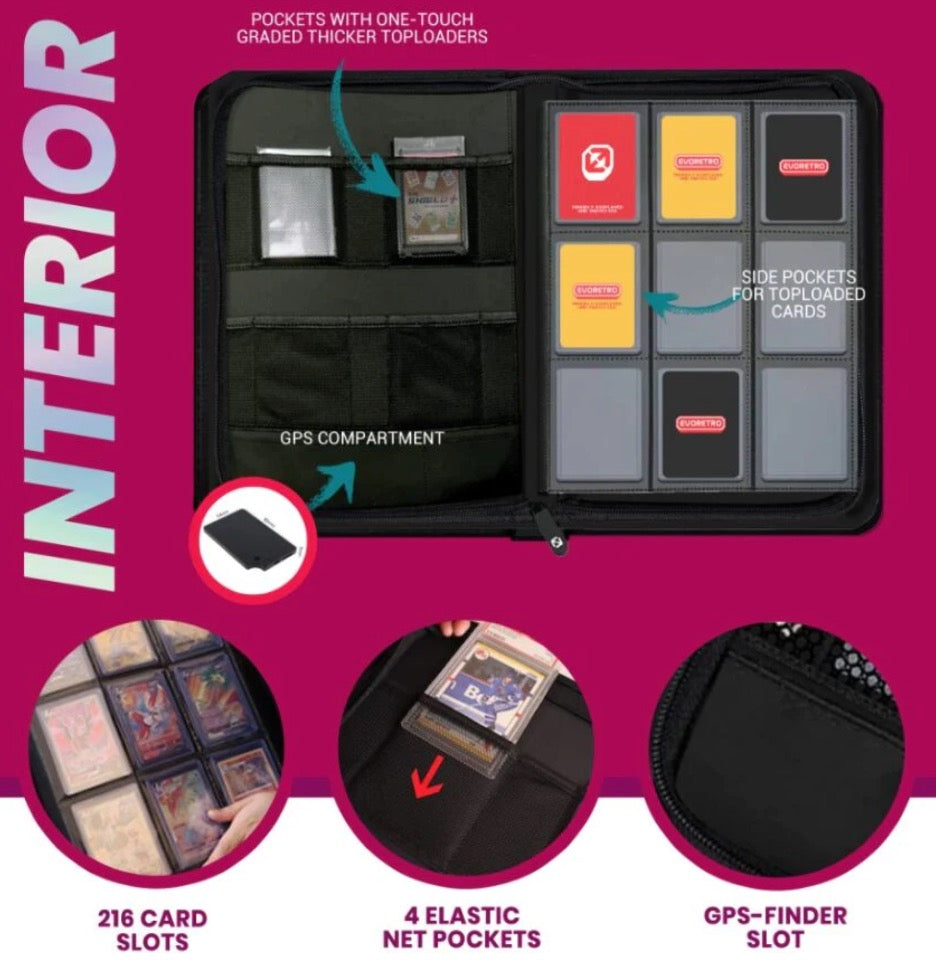 ER SHIELD+ 3X4 TOPLOAD CARDS BINDER PURPLE