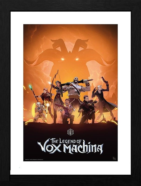 THE LEGEND OF VOX MACHINA FRAMED PRINT