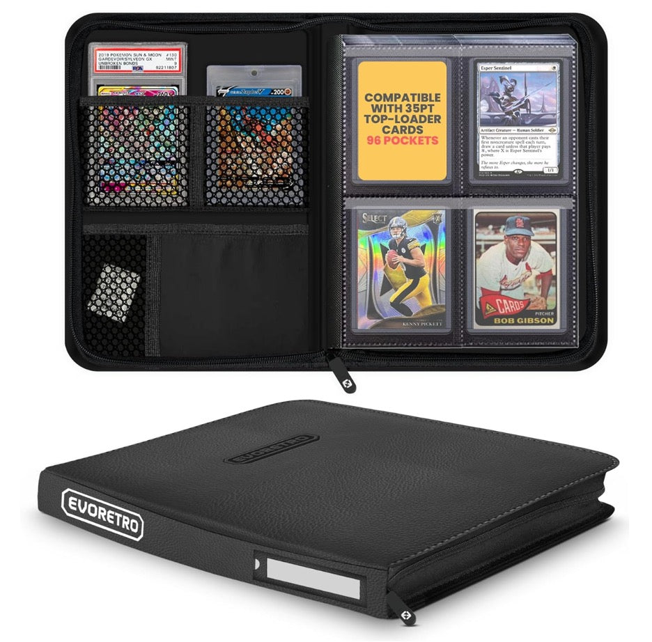 ER SHIELD+ COMPACT 96 TOPLOAD CARDS BINDER BLACK