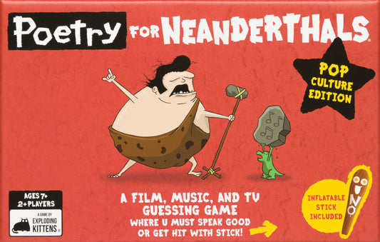 POETRY FOR NEANDERTHALS: POP CULTURE EDITION