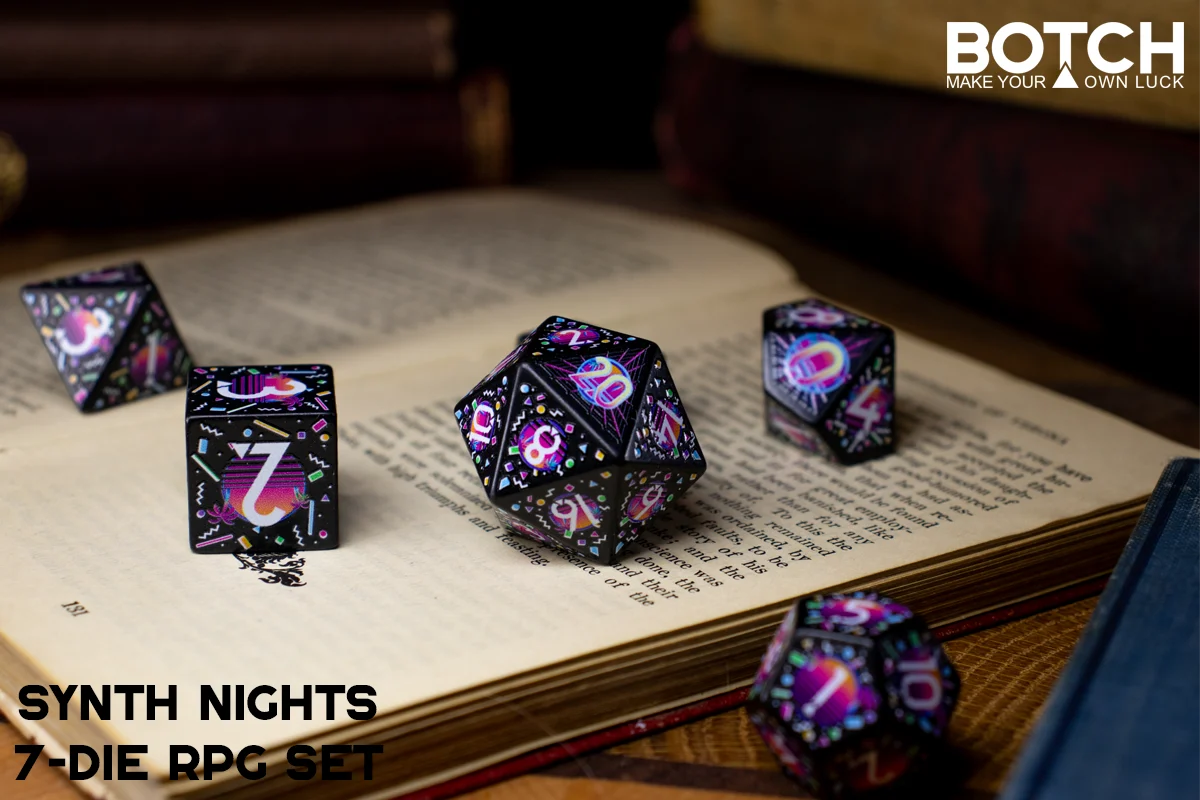 SYNTH NIGHTS 7-DIE RPG SET