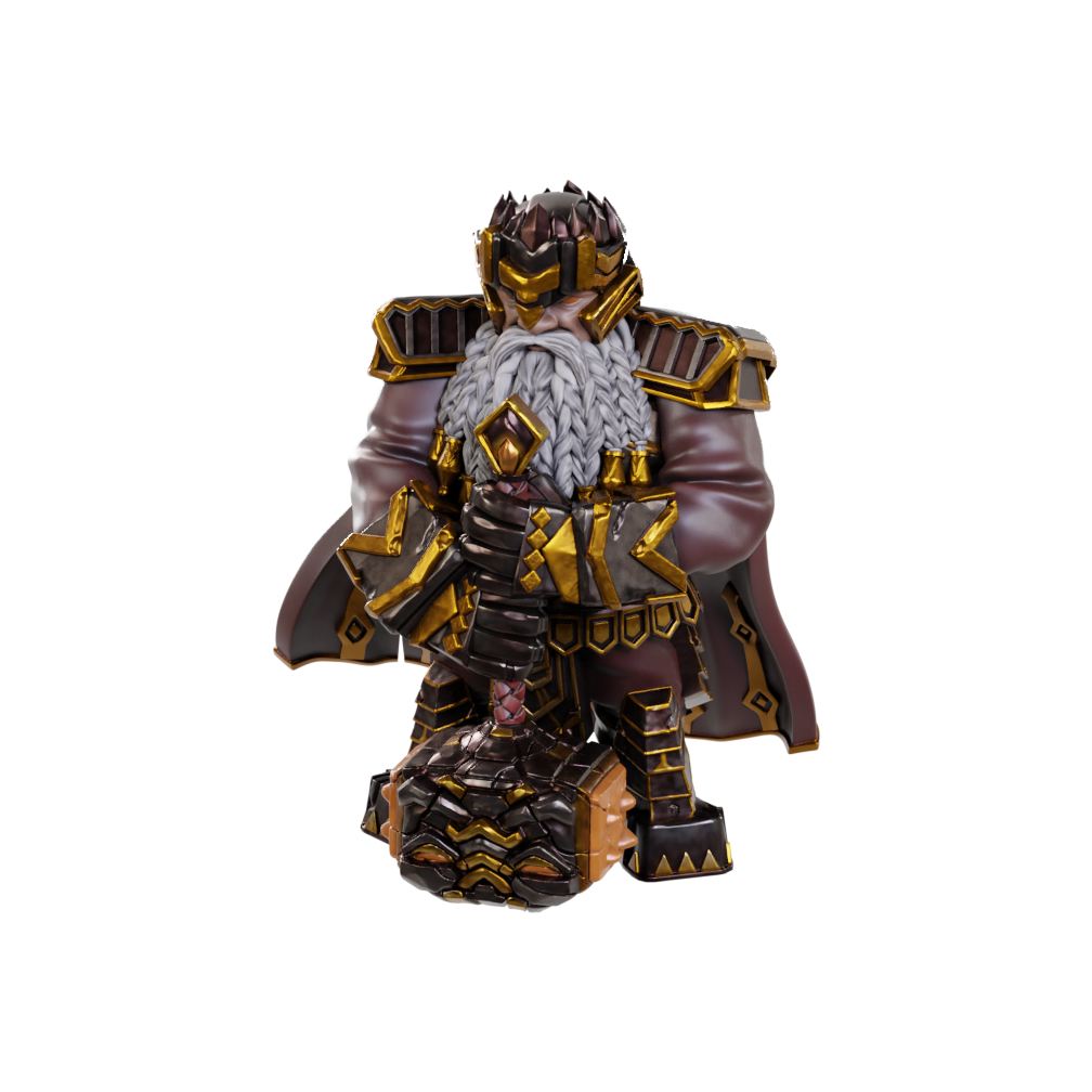 PF UNPAINTED MINIS WV23 MALE DWARF CHAMPION HIGH-LEVEL