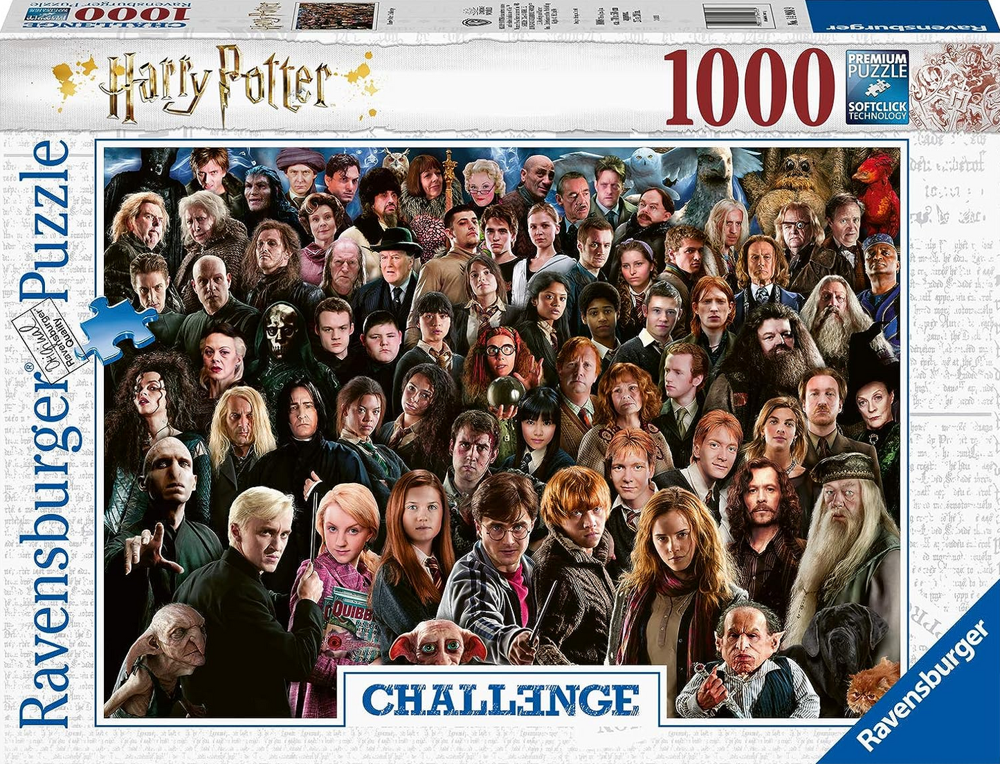 HARRY POTTER CHALLENGE 1000PC PUZZLE