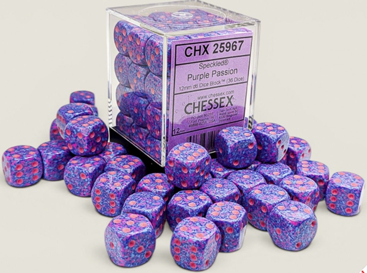SPECKLED 36D6 PURPLE PASSION 12MM