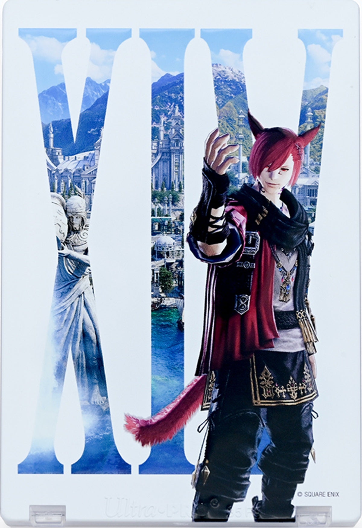 FINAL FANTASY 1TOUCH 35PT EDGE  BLACK FRONT DESIGN