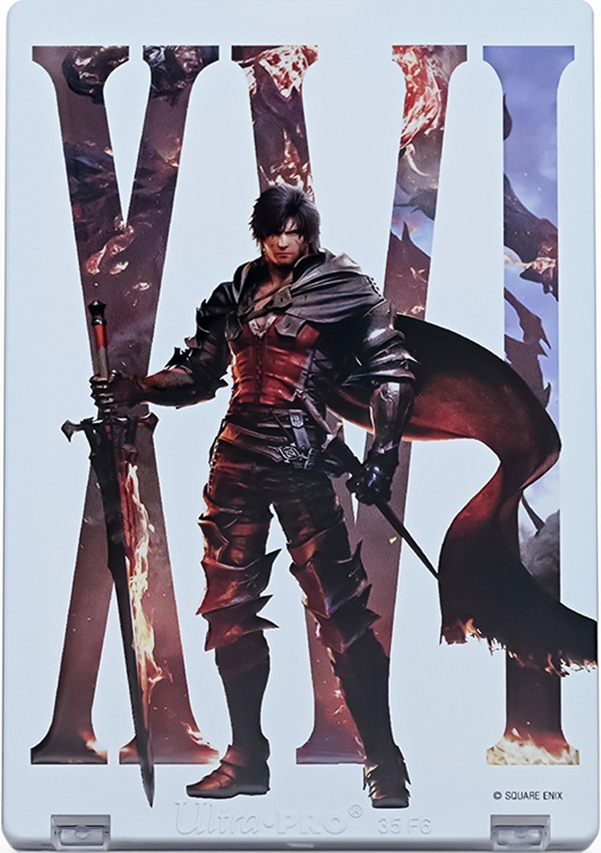 FINAL FANTASY 1TOUCH 35PT EDGE  BLACK FRONT DESIGN