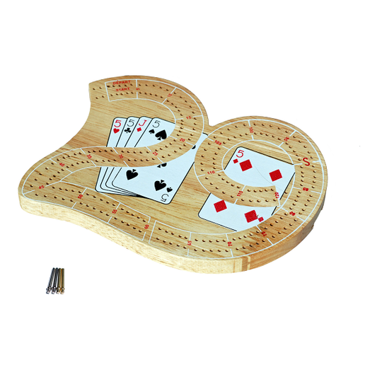 CRIBBAGE, 29-SHAPE, SMALL, 2-TRACK