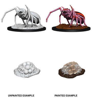 DND UNPAINTED MINIS WV12 GIANT SPIDER/EGG CLUTCH