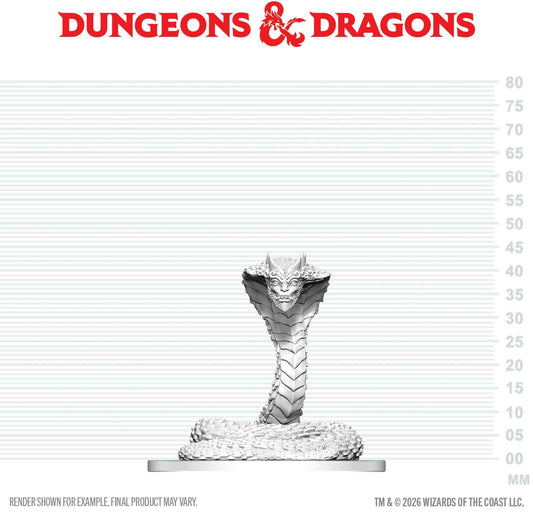 DND UNPAINTED MINIS WV29 GUARDIAN NAGA