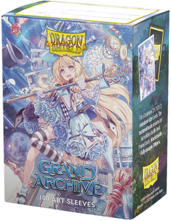 DRAGON SHIELD SLEEVES GRAND ARCHIVE ALICE, GOLDEN QUEEN 100CT