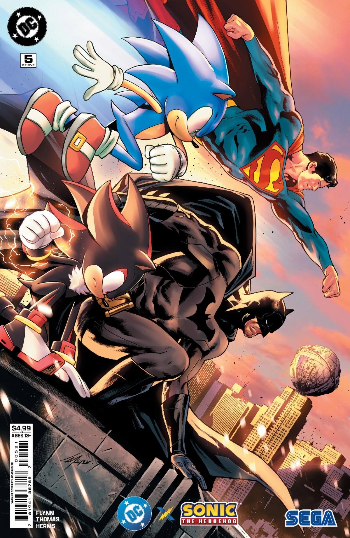 DC X SONIC THE HEDGEHOG