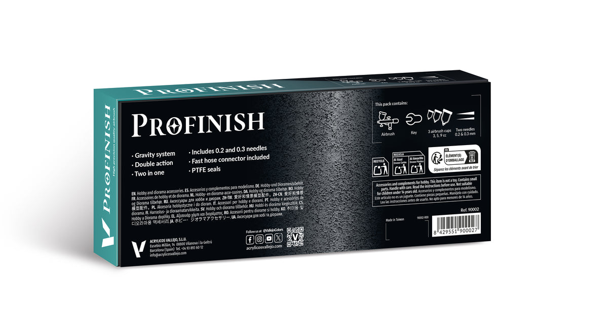 VALLEJO: PROFINISH 2 IN 1 PROFESSIONAL AIRBRUSH