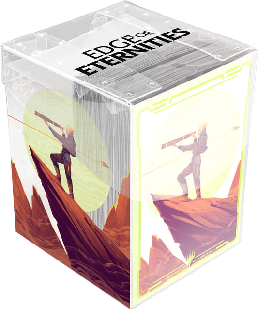 UP D-PRO MTG EDGE OF ETERNITIES CLEAR BOX KEY CHARACTER MYTHIC 100CT