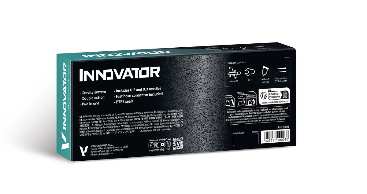VALLEJO: INNOVATOR 2 IN 1 PRECISION AIRBRUSH