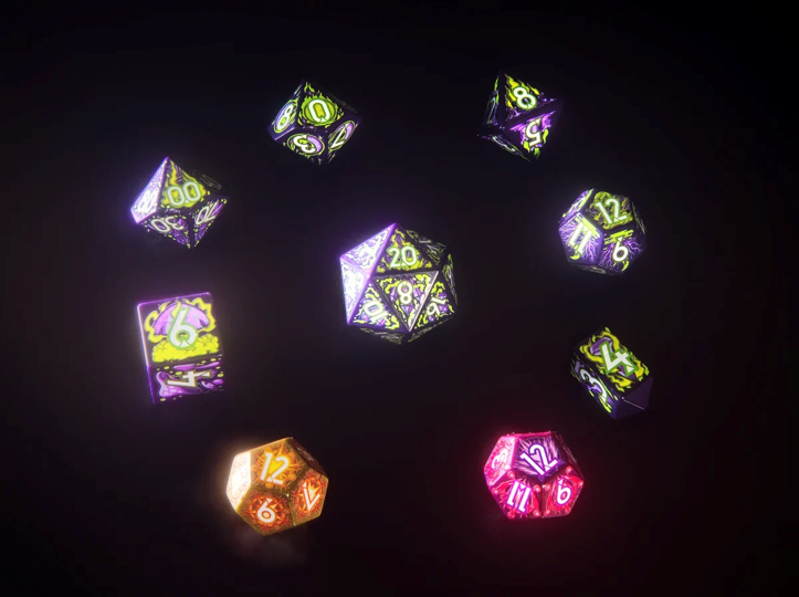DAGGERHEART HOPE & FEAR 9-DIE RPG SET WITCH