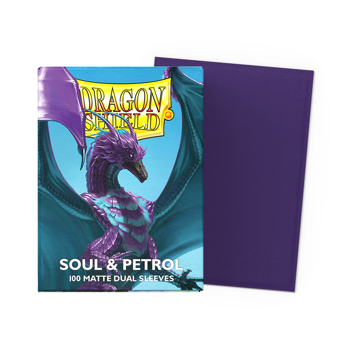 DRAGON SHIELD SLEEVES DUAL MATTE SOUL AND PETROL 100CT