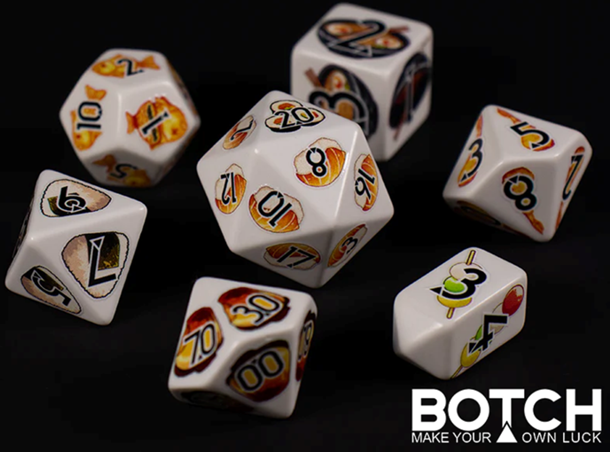 KAWAII CUISINE 7-DIE RPG SET