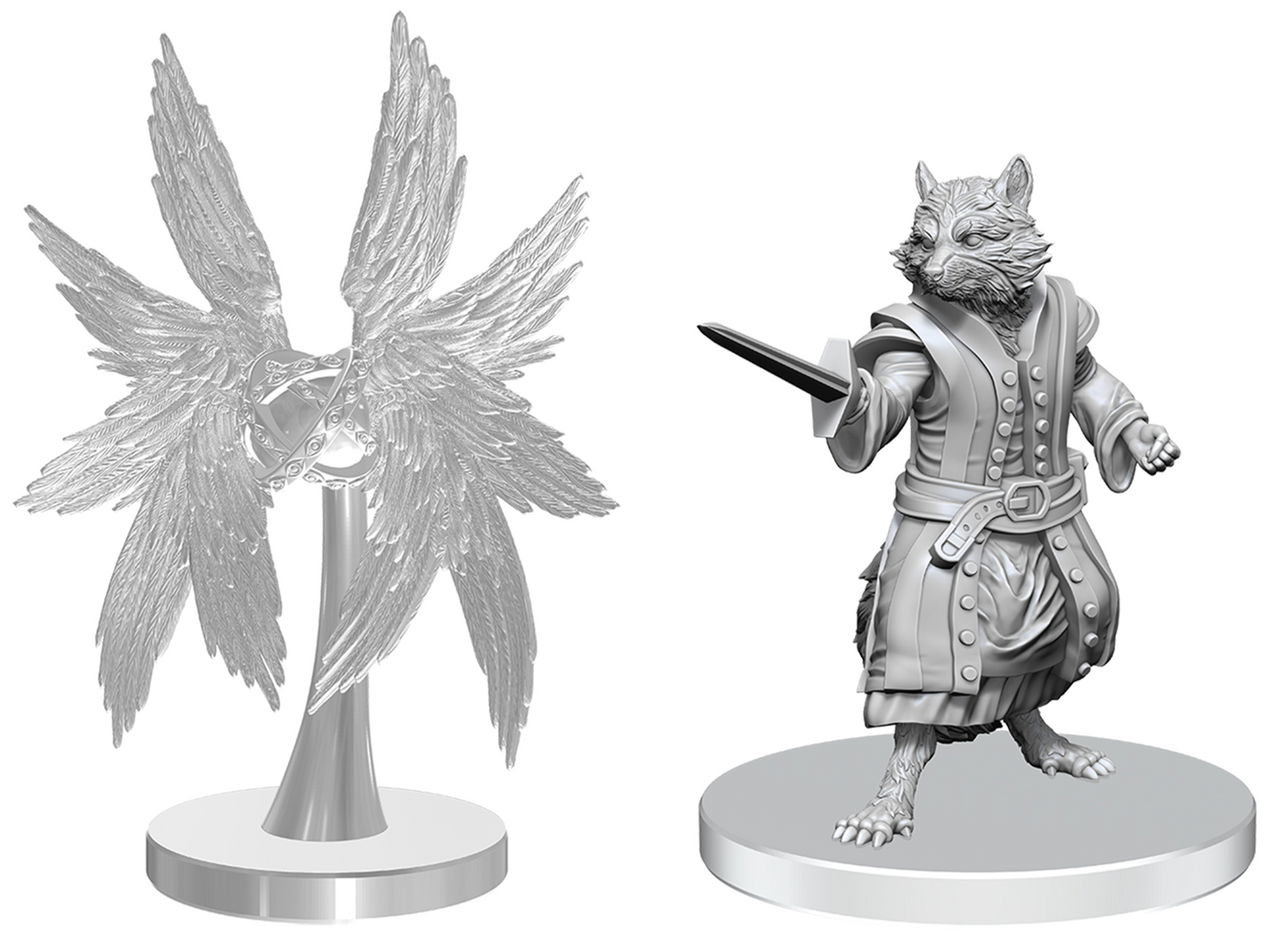 PF UNPAINTED MINIS WV27 PROCYAL (RACCOON AGATHION) & ZOAEM (RING ARCHON)