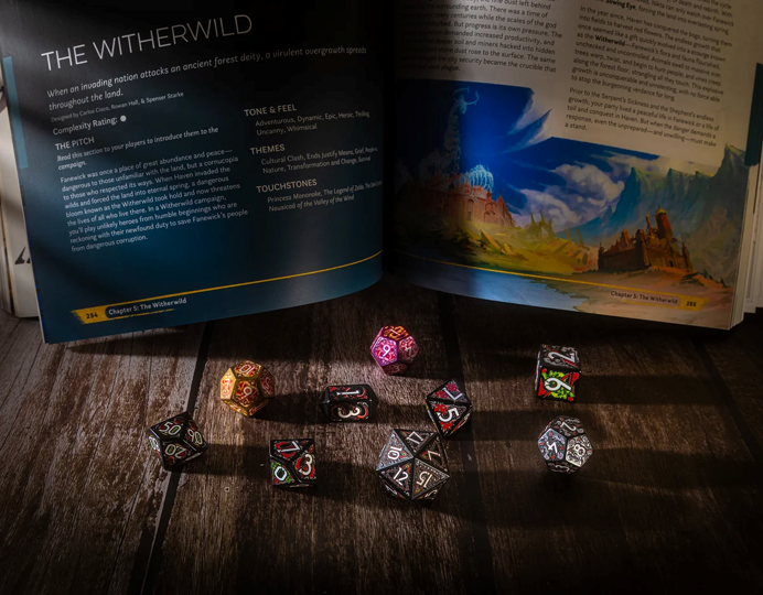 DAGGERHEART HOPE & FEAR 9-DIE RPG SET ASSASSIN