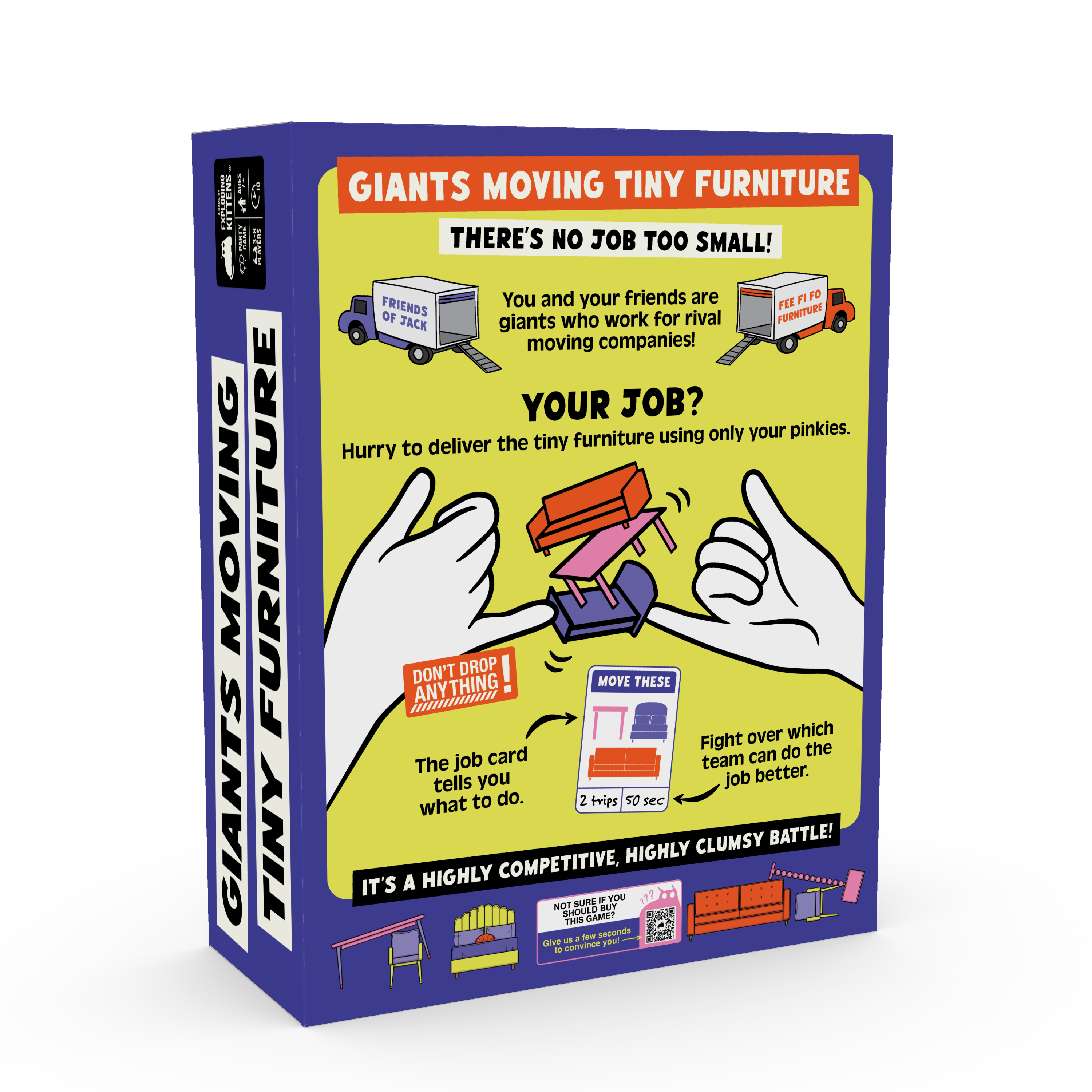 GIANTS MOVING TINY FURNITURE – Crafts N' Things Hobbies & Games