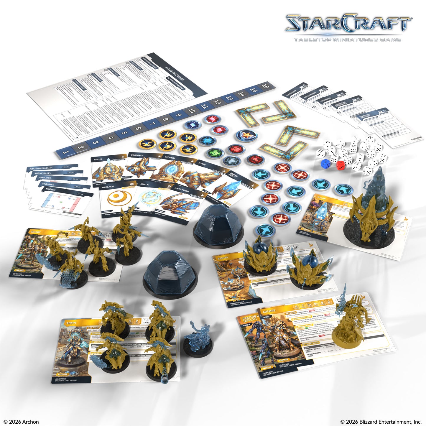 STARCRAFT PROTOSS STARTER SET FOUNDERS EDITION
