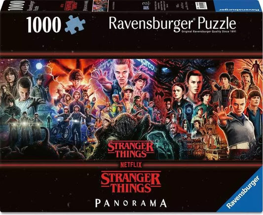 STRANGER THINGS 1000 PIECE PUZZLE PANORAMIC