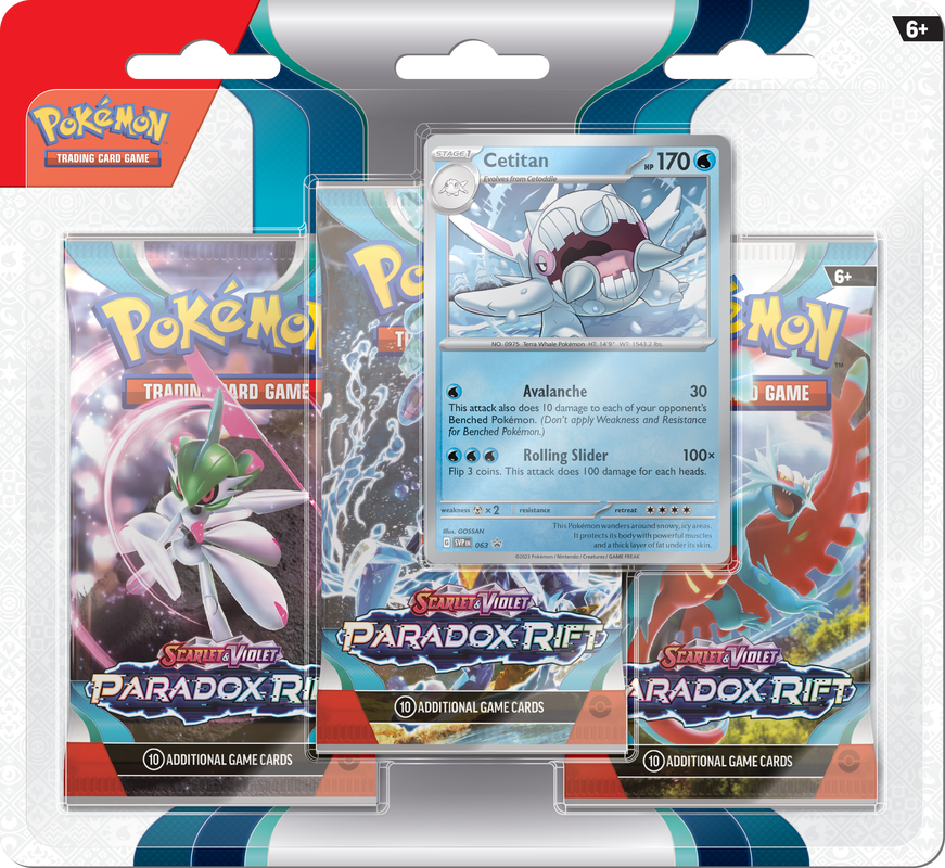 POKEMON SV4 PARADOX RIFT 3PK BLISTER