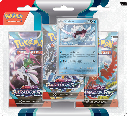 POKEMON SV4 PARADOX RIFT 3PK BLISTER