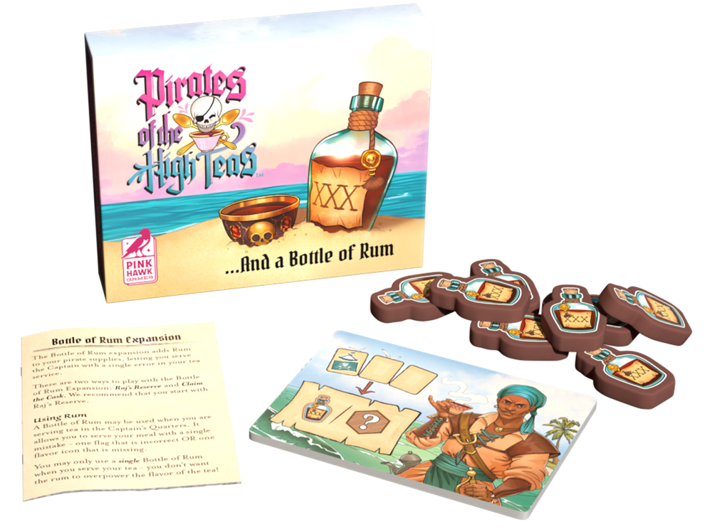 PIRATES OF THE HIGH TEAS BOTTLE OF RUM EXPANSION