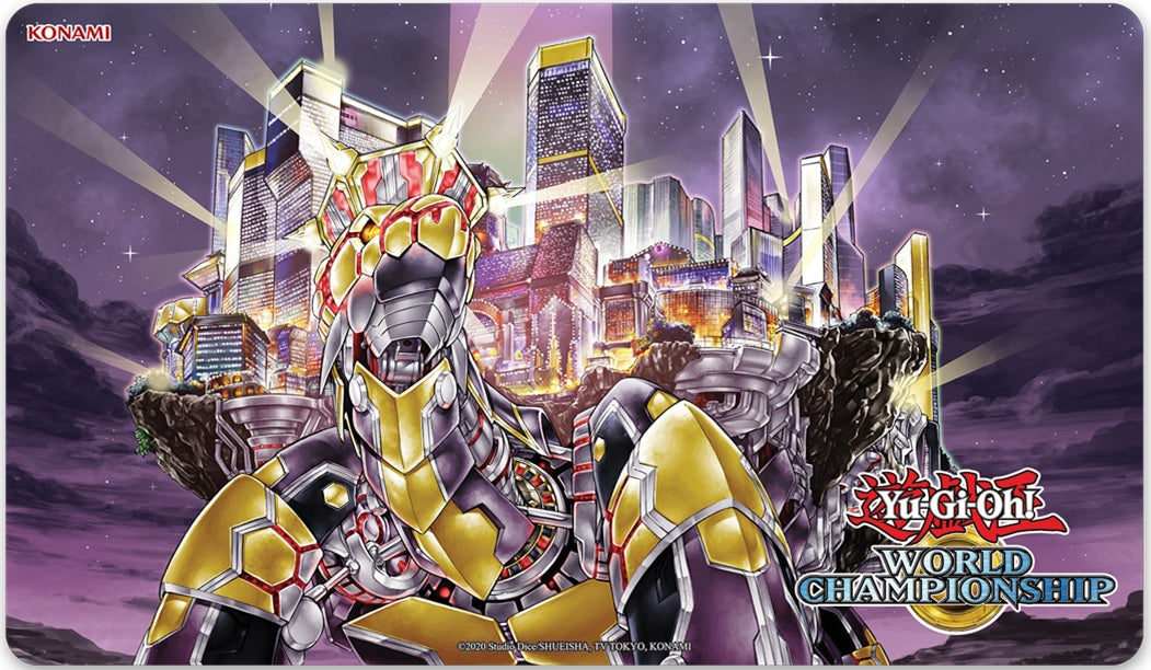 YGO WORLD CHAMP GRANDOPOLIS ETERNAL GOLDEN CITY GAME MAT