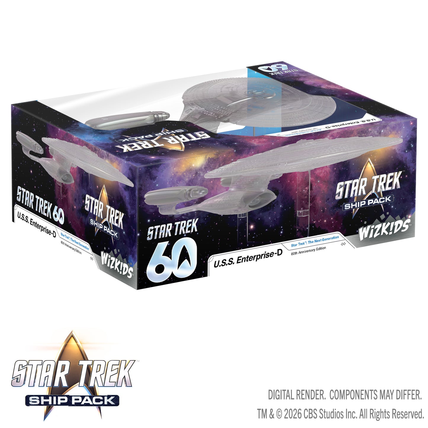 STAR TREK SHIP PACK: U.S.S. ENTERPRISE 60TH ANNIVERSARY EDITION