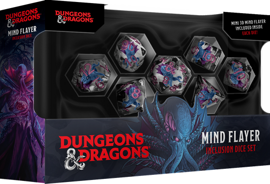 DND MIND FLAYER RESIN DICE SET