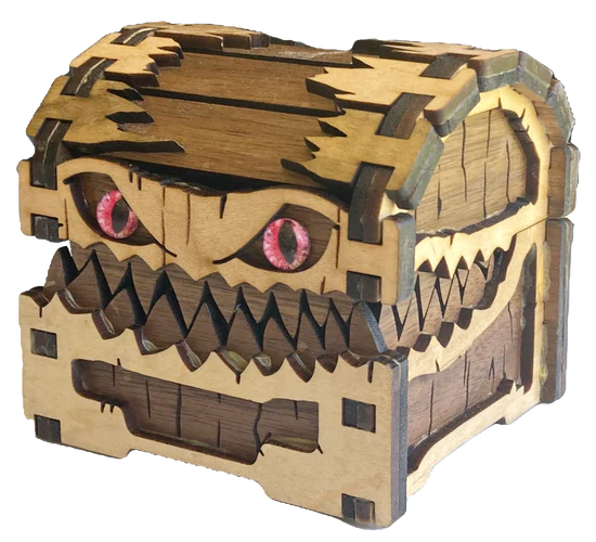 MIMIC DICE CHEST - WALNUT