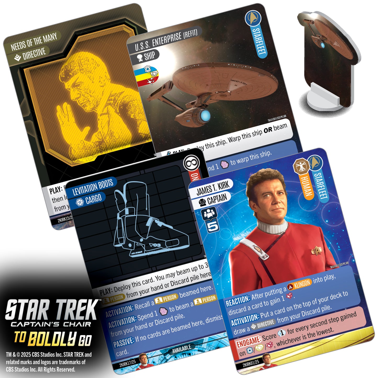 STAR TREK: CAPTAIN'S CHAIR - TO BOLDLY GO