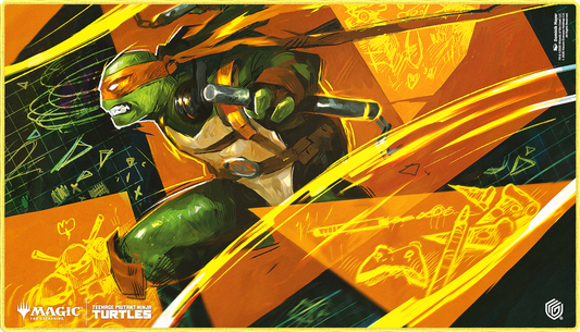 UG PLAYMAT MTG TEENAGE MUTANT NINJA TURTLES - MICHELANGELO'S TECHNIQUE