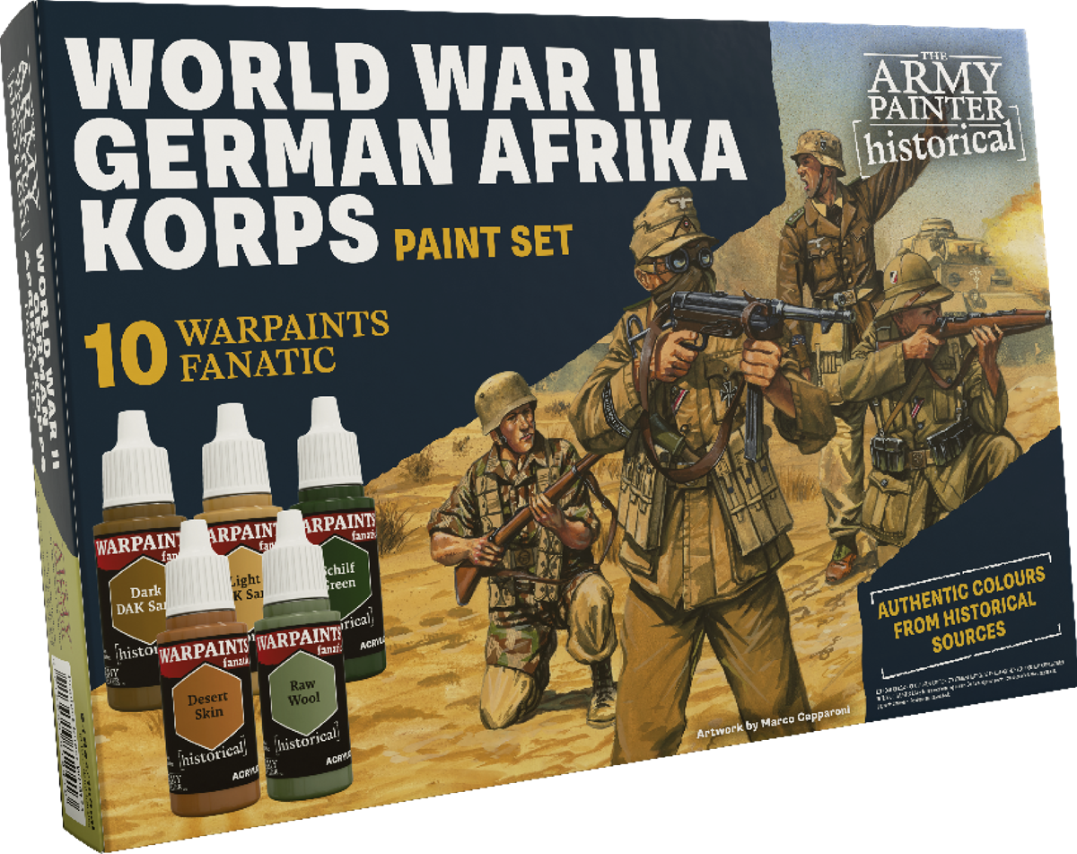 HISTORICAL: WWII GERMAN AFRIKA CORPS PAINT SET
