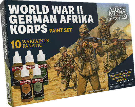 HISTORICAL: WWII GERMAN AFRIKA CORPS PAINT SET