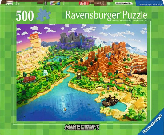 MINECRAFT 500 PIECE PUZZLE