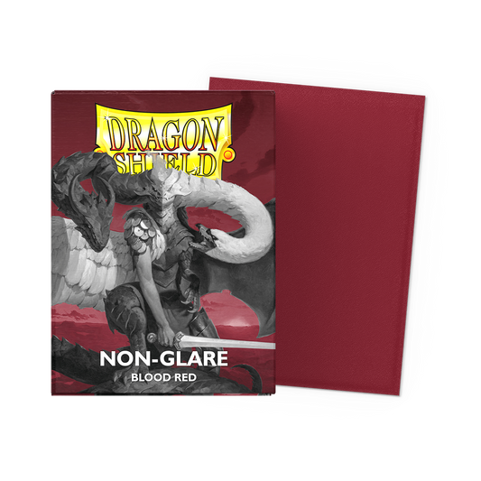 DRAGON SHIELD SLEEVES MATTE RED NON-GLARE 100CT