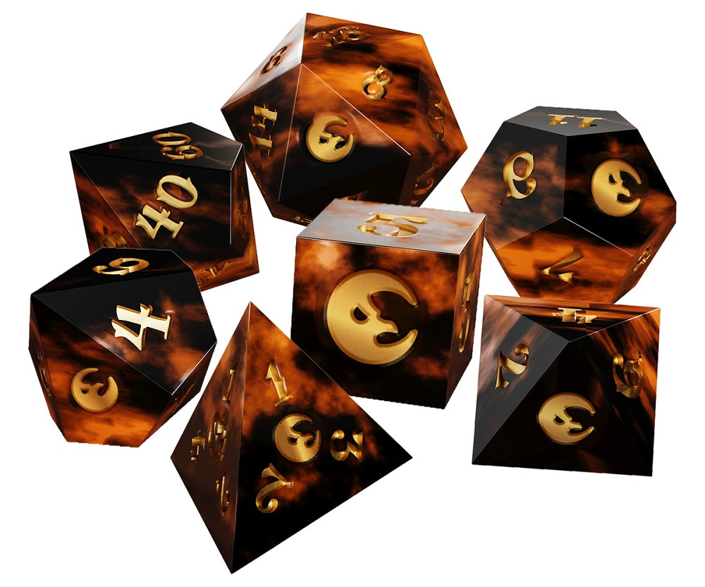 THE CROOKED MOON RPG RESIN DICE