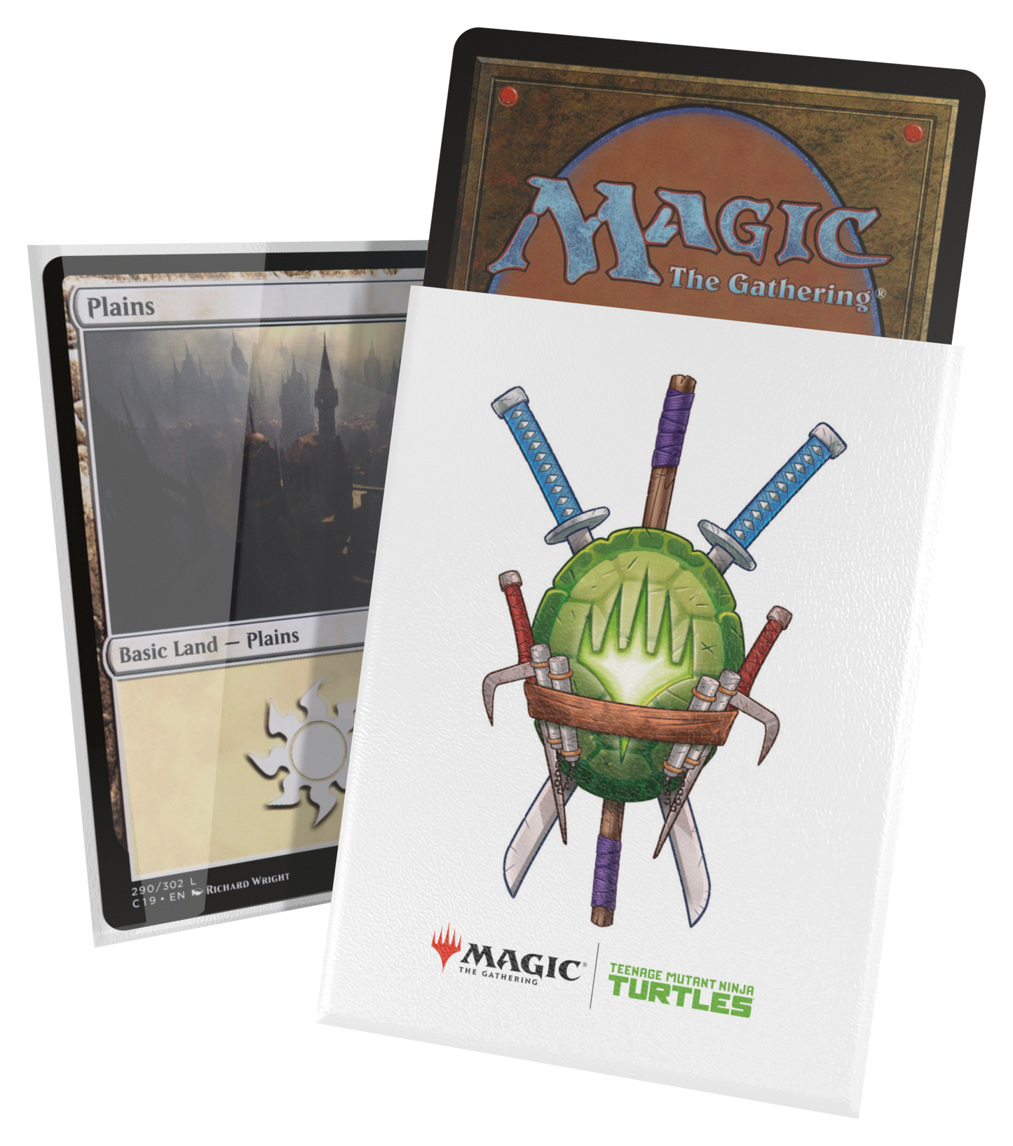 UG ART SLEEVES MTG TEENAGE MUTANT NINJA TURTLES - TURTLE PLANESWALKER SYMBO