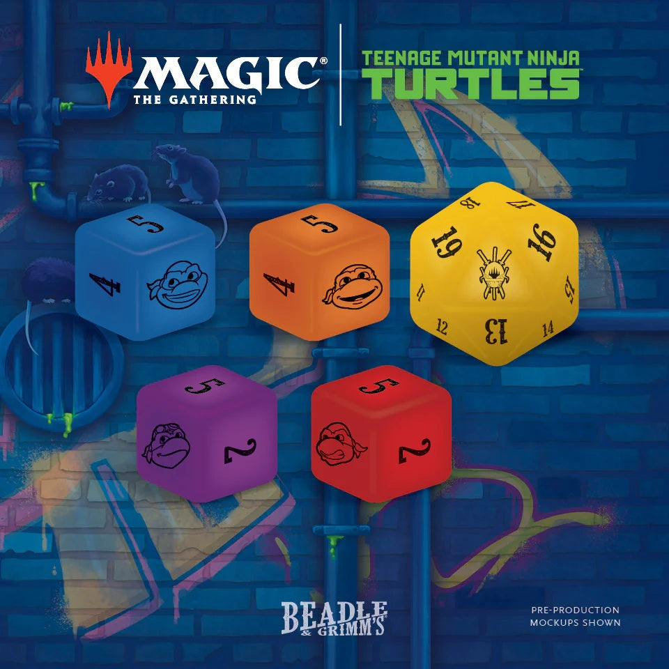 BEADLE & GRIMM'S MTG TEENAGE MUTANT NINJA TURTLES TOKEN SET