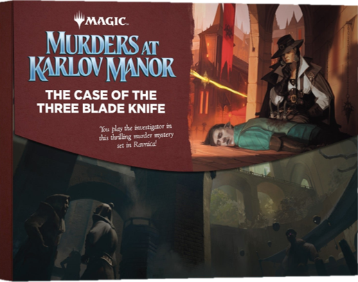 MURDERS AT KARLOV MANOR THE CASE O/T 3 BLADE KNIFE